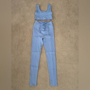 Year of Ours Stretch Football Leggings and Matching Top